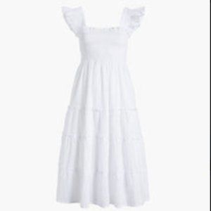 The Ellie Nap Dress - White Swiss Dot